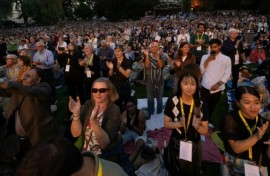 The state opera said the free, open-air concert was part of efforts to 'open the house to all'