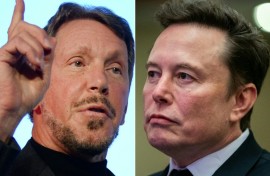 A surge in Oracle shares lifted Larry Ellison into a close race with Tesla's Elon Musk as the world's wealthiest person