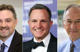 Jesus Gonzalez (left), Paul Negulescu (center) et Michael Welsh (right), are this year's winners of the prestigious Lasker prize for science