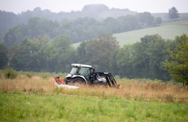 Austrian farmer Josef Hadler has observed that mowing less often allows wildlife to flourish