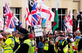110,000 turn out for far-right rally in London