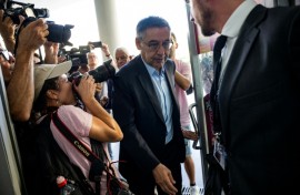 Former Barcelona president Josep Maria Bartomeu appeared in court on Thursday and said the club had not paid to corrupt referees