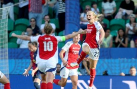 Stina Blackstenius' goal gave Arsenal a 1-0 win over Barcelona in last season's Women's Champions League final