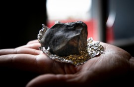 A meteorite that broke off 2023 CXI and was found in northwestern France