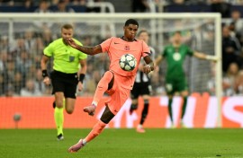 Marcus Rashford scored his first goals for Barcelona in the Champions League defeat of Newcastle United