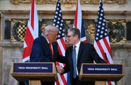 Prime Minister Keir Starmer and US President Donald Trump have disagreed on the issue of Palestinian statehood