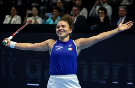 Italy's Jasmine Paolini went undefeated in singles and doubles in Shenzhen