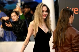US actress Angelina Jolie warned of dangers to free expression in her country at Spain's San Sebastian International Film Festival