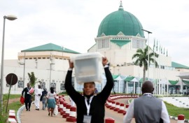 The Nigerian National Assembly is dominated by men, with only four women in the Senate