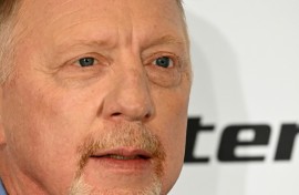 Former Wimbledon champion Boris Becker