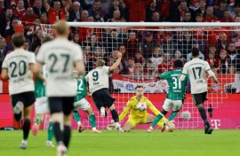 Harry Kane dismissed talk of a move away from Bayern Munich after his brace in a 4-0 win over Werder Bremen