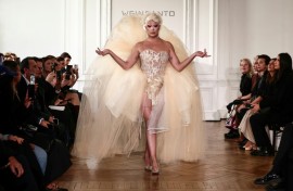 A show by French designer Victor Weinsanto kicked off Paris Fashion Week