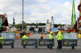 Authorities closed the Oktoberfest while police with sniffer dogs searched the site