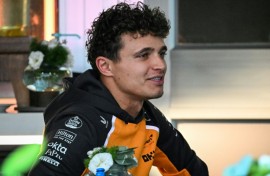 Lando Norris in the paddock ahead of the Formula One Singapore Grand Prix