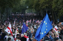 Critics say Georgian Dream has moved Tbilisi closer into Moscow's orbit since the invasion of Ukraine