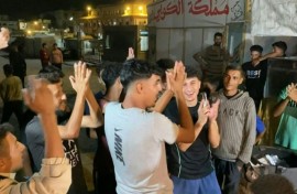 Gazans celebrate following Hamas-Israel deal