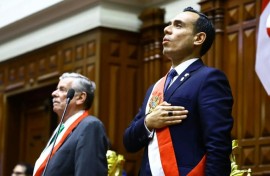 The 38-year-old head of Peru's legislature, Jose Jeri, assumed the presidency shortly after the impeachment vote