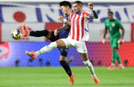 World Cup-bound teams Japan and Paraguay played a friendly in Osaka on Friday