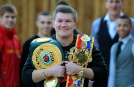 Late British boxer Ricky Hatton won 45 of his 48 professional fights