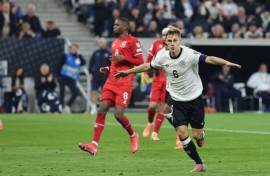 Joshua Kimmich converted a first-half penalty and tapped in from close range as Germany romped to a 4-0 win over Luxembourg in Sinsheim