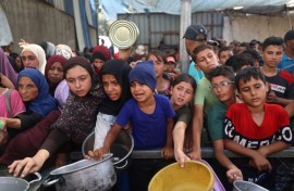Israel's total blockade of Gaza has led to famine in the Palestinian territory