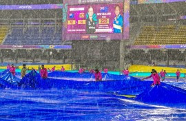 Sri Lanka had done the hard yards, posting a competitive 258-6 before rain washed out their match against New Zealand