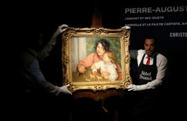 The painting is to be auctioned off next month