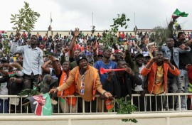 Mourners turned out for the state funeral of Kenya's veteran opposition leader Raila Odinga