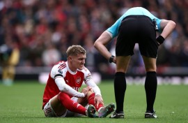 Martin Odegaard faces weeks out with a knee injury