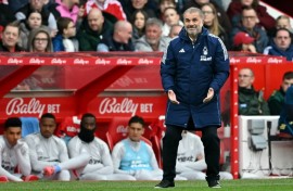 Ange Postecoglou was sacked as Nottingham Forest manager on Saturday