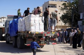 Aid is now crossing into Gaza, but humanitarian agencies have called for the Rafah crossing to reopen to increase deliveries