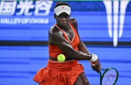 Canada's Victoria Mboko has enjoyed a rapid rise in tennis this season