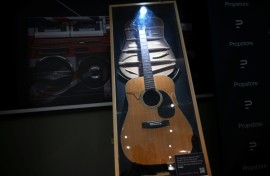 The guitars are part of the largest Oasis collection ever to come to auction