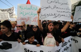 Residents have demonstrated in recent weeks over the Gabes factory