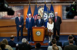 US Speaker of the House Mike Johnson called Democrats' blockade on efforts to reopen the government 'shameful'
