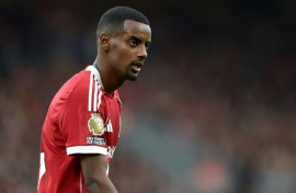 Alexander Isak has scored just one goal in eight Liverpool appearances