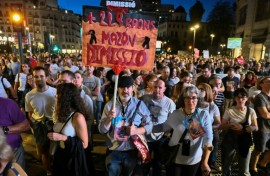 Demonstrators, many carrying photos of the victims, called for regional leader Carlos Mazon to resign