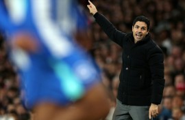 Arsenal manager Mikel Arteta