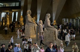 The $1-billion musuem brings together more than 4,500 of King Tutankhamun's treasures