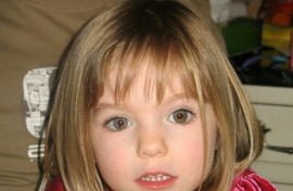 Madeleine McCann who disappeared in Praia da Luz, Portugal on May 3, 2007