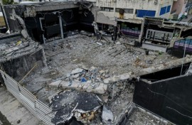 The roof of the Jet Set club in the capital Santo Domingo caved in early on April 8, during a concert by merengue star Rubby Perez