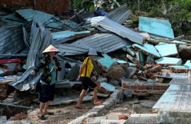 At least five more people were killed as Typhoon Kalmaegi churned across Vietnam