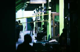 The blasts hit a school mosque in North Jakarta just as worshippers were gathering for Friday prayers