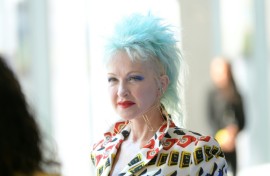 Singer Cyndi Lauper was among those honored by the Rock and Roll Hall of Fame this year as an inductee