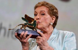 Pope favourite: British actress Julie Andrews