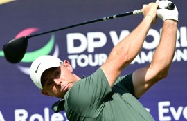 Northern Ireland's Rory McIlroy opened with a six-under par 66 in the first round of the DP World Tour Championship