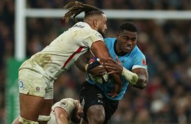 Josua Tuisova (R) is with his third French club after spells with Toulon, Lyon and now Racing 92