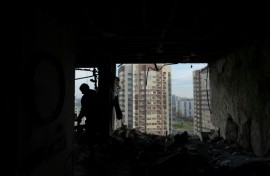 The attack comes as Kyiv's Western allies ratchet up pressure on Russia, but with Moscow advancing on the eastern front