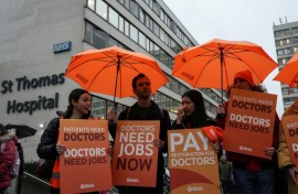 The functioning of the UK's state-funded National Health Service is a major political issue