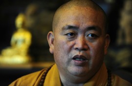 Shi Yongxin, the former abbot of the Shaolin Temple, was defrocked in July after allegations of embezzlement